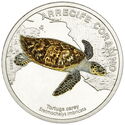 50 Colones (Coral Reef - Loggerhead turtle - Color)