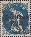 Stamps of Bavaria overprinted Deutsches Reich
