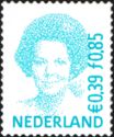 Queen Beatrix (1938-), Type 'Inversion' - Die Cut