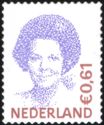 Queen Beatrix (1938-), Type 'Inversion' - Die Cut