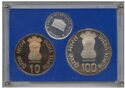 Various Rupees (Proof set 1982 - National Integration)