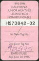 Hunting License Validation - Resident Junior