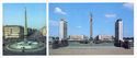 Leningrad. Obelisk to the Hero City of Leningrad. Monument to the Defenders