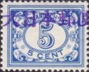 Numeral Overprinted for Riau