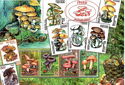 Stamps of Belarus on " Mushrooms"