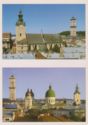 Lviv. Latin Cathedral. Panorama of the central part of the c