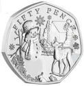 50 Pence (Christmas Snowmen - Bambi)