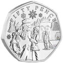 50 Pence (Christmas Snowmen - Children)