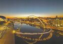 Newcastle upon Tyne. Gateshead Millenium Bridge