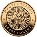 50,000 Forint (The Gold Florin of Ladislaus V - Piedfort)
