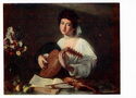 Michelangelo Merisi da Caravaggio. Girl with a lute. 1595