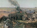 Franz Roubaud. Fragment of the panorama "Battle of Borodino". 1911-1912