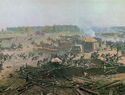 Franz Roubaud. Fragment of the panorama "Battle of Borodino". 1911-1912