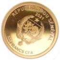 500 CFA Francs (South African Protea 35th Anniversaire)