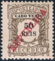 Numeral, overprint "REPUBLICA"