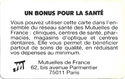 Mutuelles de France - Carte Santé