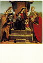 Raphael. Madonna and Child Enthroned Surrounded by Saints. 1503-1505