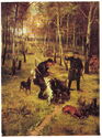 Illarion Pryanishnikov. End of the Hunt. 1884