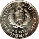20 Soles (100th Anniversary of Peru-Spain Naval Battle)