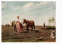 Alexey Venetsianov. On the ploughed field. Spring. First half of the 1820s