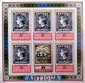 Antigua 1d Stamp of 1863 - Overprinted