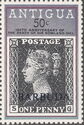Great Britain Penny Black - Overprinted