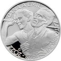 200 Korun (100th anniversary birth of Dana Zátopková and Emil Zátopek)