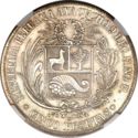 5 Pesetas (Ayacucho Mint)