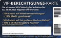 VIP Berechtigungskarte