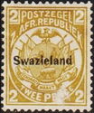 Transvaal ZAR 2p overprinted 'Swaziland'