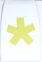 Logo blank backside: Logo yellow
