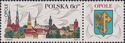 Cathedral, Piast Castle and Church Towers, Opole Label Right