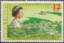 Queen Elizabeth II and view of Apia