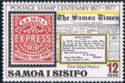 Samoan stamp and First Mail notice