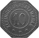 10 Pfennig (Stadtbachspinnerei)