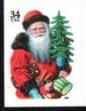 Santa with Red Cape - black USA