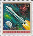 Russian Vostok Rocket overprint "APOLLO 16'