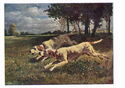 Constant Troyon. "Dogs on the hunt". French school of the XIX century.