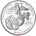 50 Cents / Half Dollar (U.S. Marine Corps 250th Anniversary)