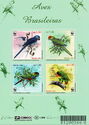 Hyacinth Macaw, Golden-capped Parakeet, Ochre-marked Parake
