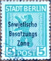 Overprint: Sowjetische Besatzungs Zone