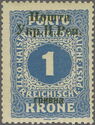 Overprint on Austrian Postage Due Stamps