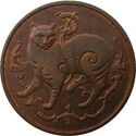 1 Penny (Manx Cat)