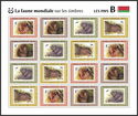 World Wildlife on Stamps - Countries B - Belarus