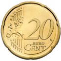 20 Euro Cent (Albert II - 2nd map - 2nd type - 2nd portrait)
