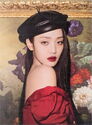 Her album cover postcard 2035C (red) ver