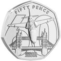 50 Pence (60 Years of the Red Arrows - London)