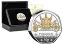 50 Pence (Royal Mews - The Gold State Coach - Silver 5 Oz.)