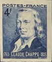 Claude Chappe (1763-1805). 150th anniversary of the Telegra
