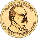1 Dollar (24 th president Grover Cleveland 1893-1897)